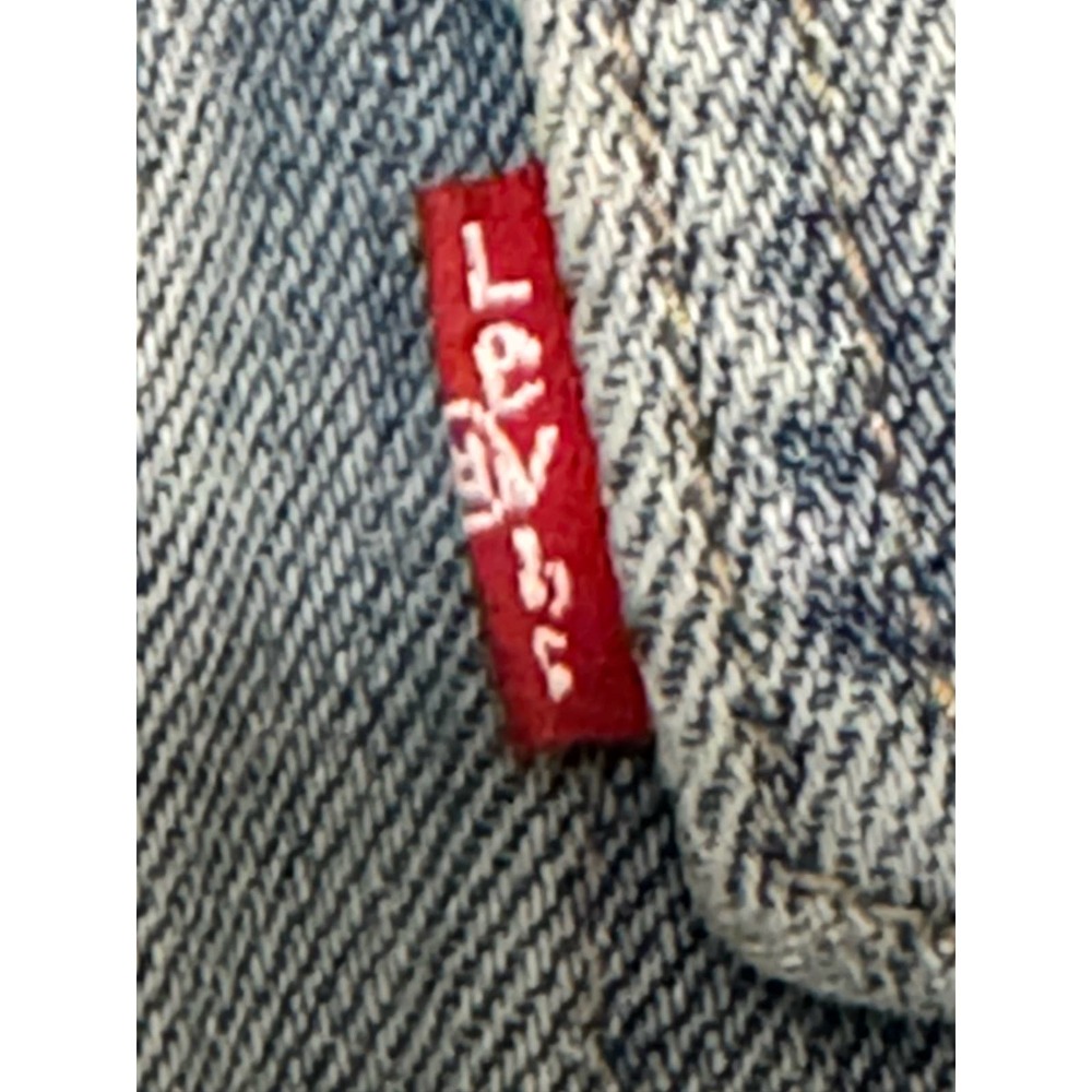 Levi Strauss Collared Button Down Denim Jacket Blue  Size Large - Picture 5 of 16